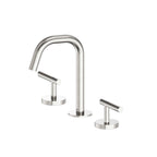 Nero Mecca Lever Basin Set Edge Spout Brushed Nickel