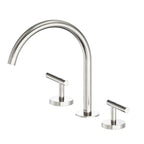 Nero Mecca Lever Bath/Kitchen Set Arc Spout Brushed Nickel