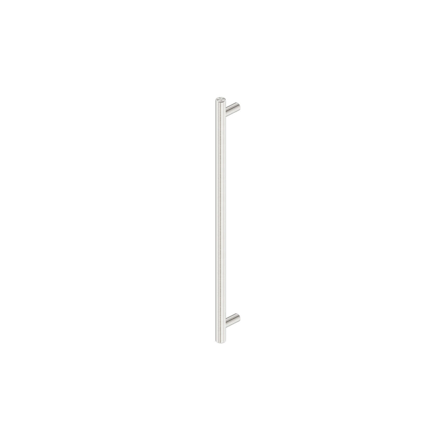 Nero Mecca pull handle 330mm brushed nickel by Tilemall, vertical bathroom accessory