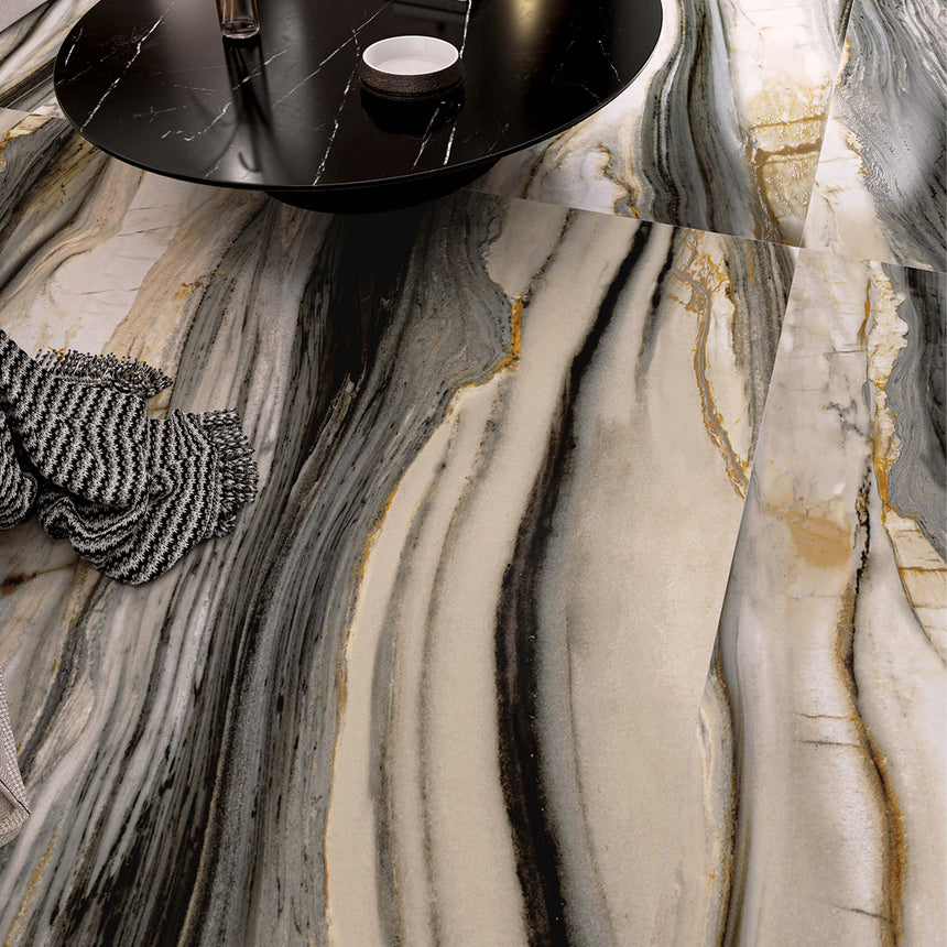 Masterpiece 1200x1200 Matt Calacatta Oyster Marble Look Rectified