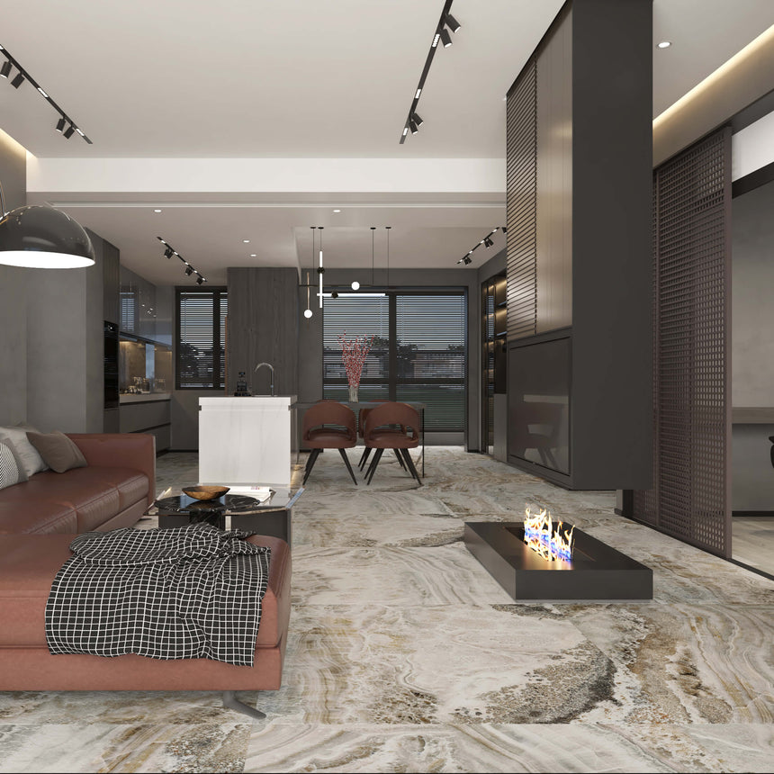 Masterpiece 1200x1200 Matt Cameo Marble Look Rectified