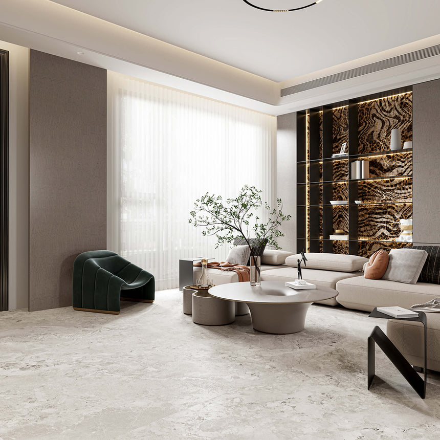Masterpiece 1200x1200 Matt Cenere Marble Look Rectified