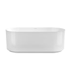 Otti Attica Celine 1500mm Gloss White Bath with Overflow