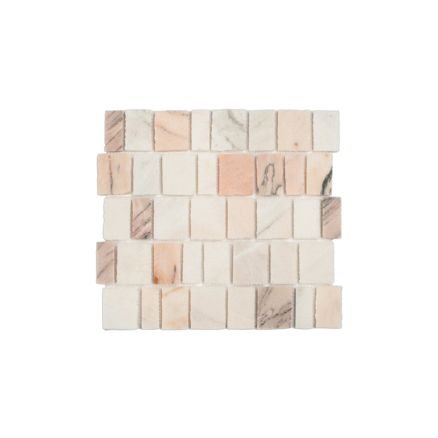 Marble Mosaic Scarpa Varies Honed Portugal Blush