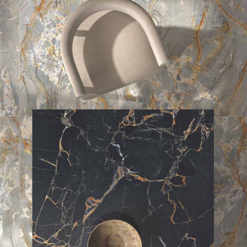 Sensi Signoria Roma Imperiale 1200x1200 Polished Roma Imperiale Marble Look Rectified
