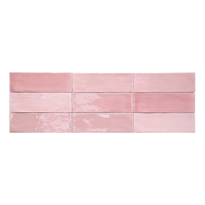Tabarca 75x230 Gloss Rosa Subway Pressed