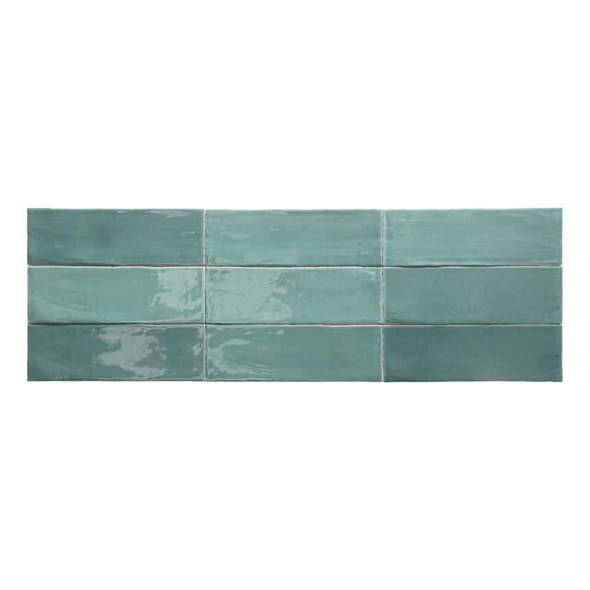 Tabarca 75x230 Gloss Turquesa Subway Pressed