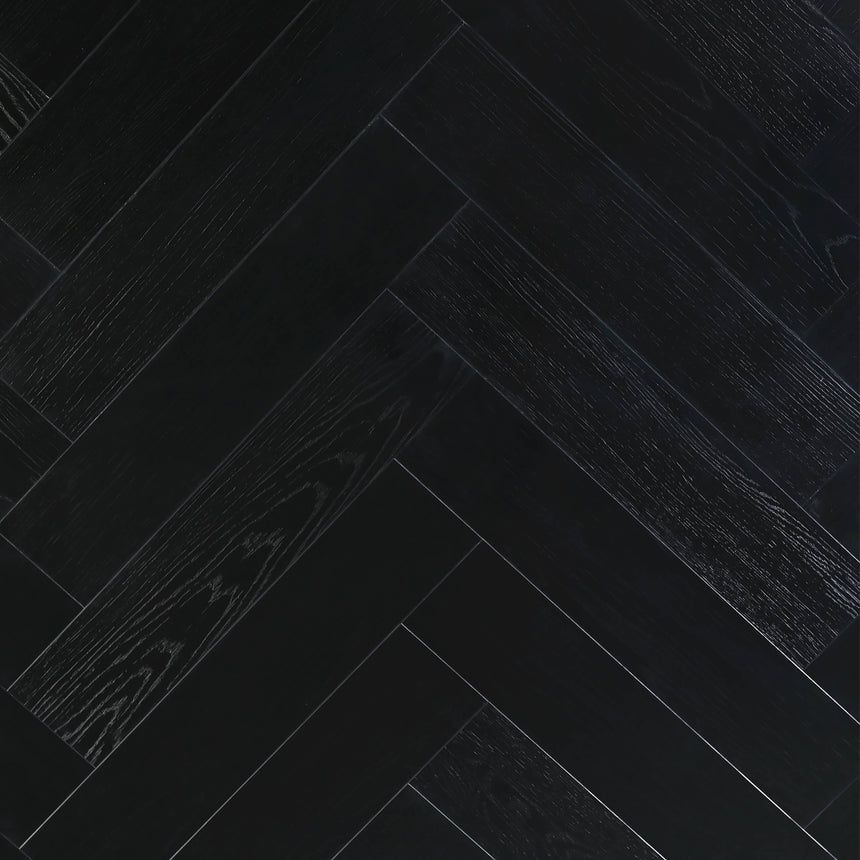 Aqua Wood Plus Herringbone 600x127mm Black Sea Hybrid Flooring Bass Timber Default Title