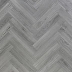 Aqua Wood Plus Herringbone 600x127mm Blue Mountain