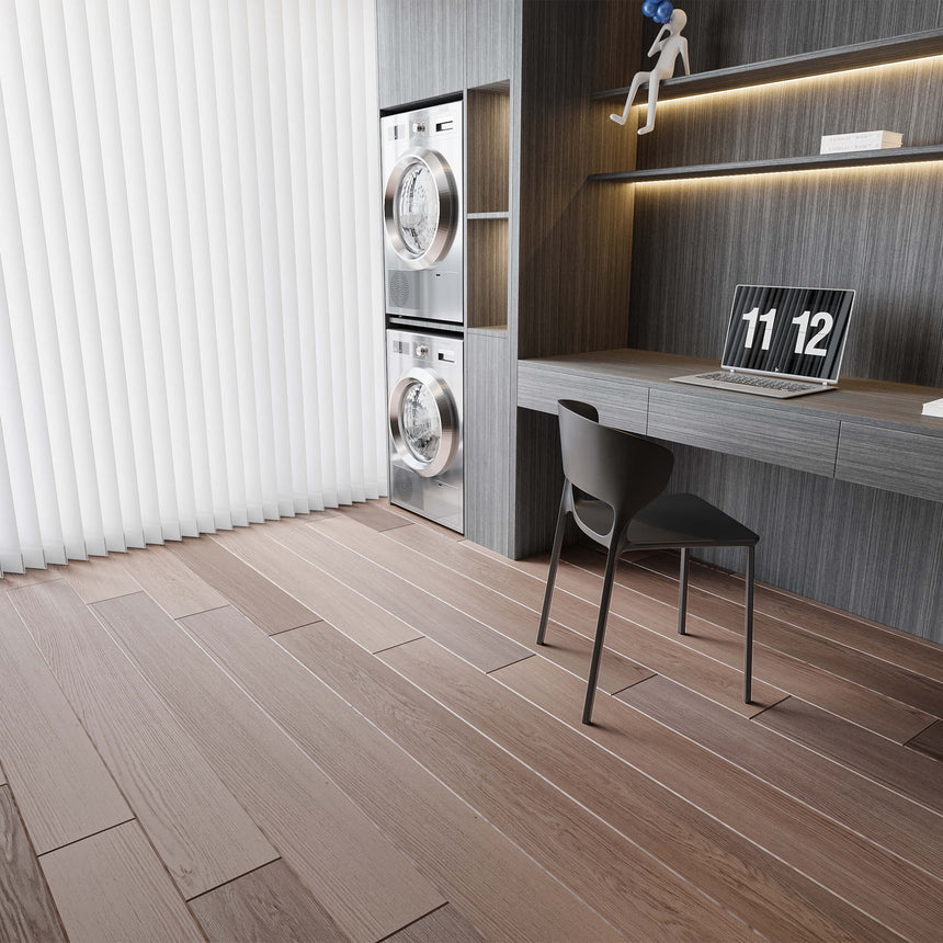 Aqua Wood Plus Plank 1830x196mm Opera House Hybrid Flooring Bass Timber