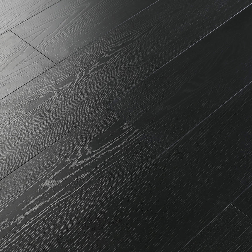 Aqua Wood Plus Plank 1830x196mm Black Sea Hybrid Flooring Bass Timber