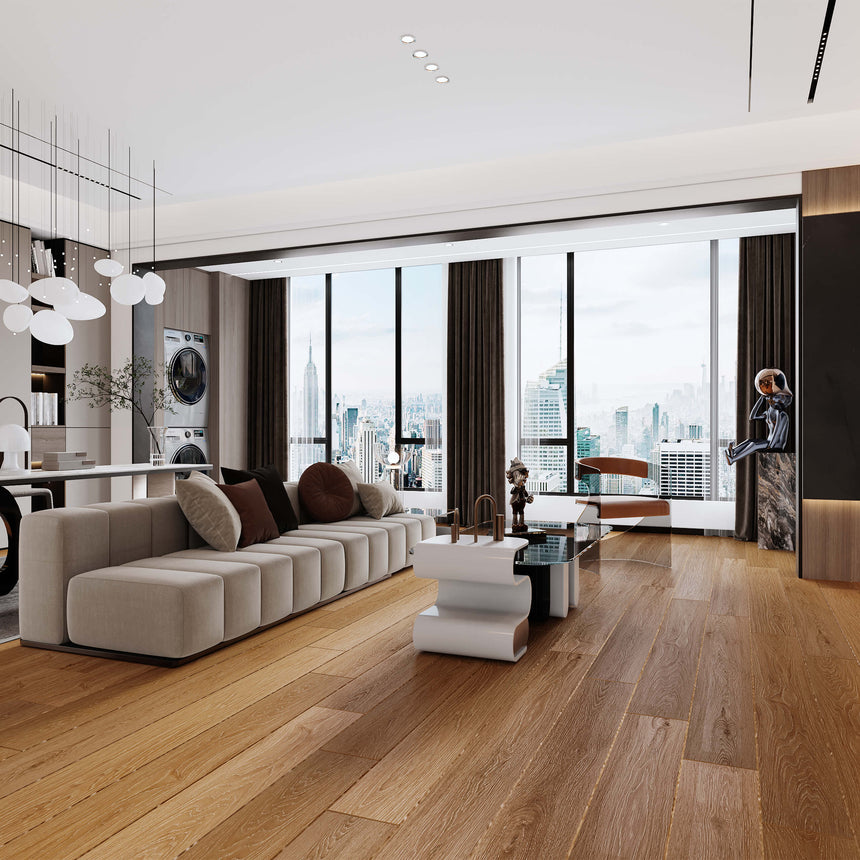 Aqua Wood Plus Plank 1830x196mm Big Ben Hybrid Flooring Bass Timber