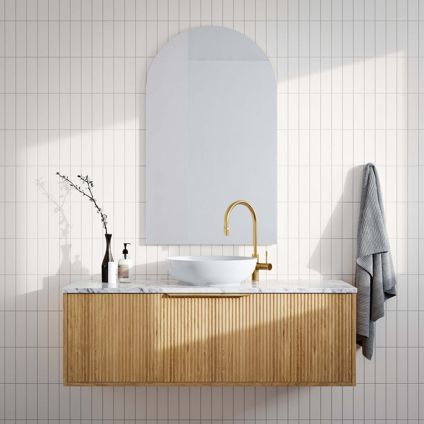 Elwood Wall Hung Vanity SilkSurface Top Vanity Timberline