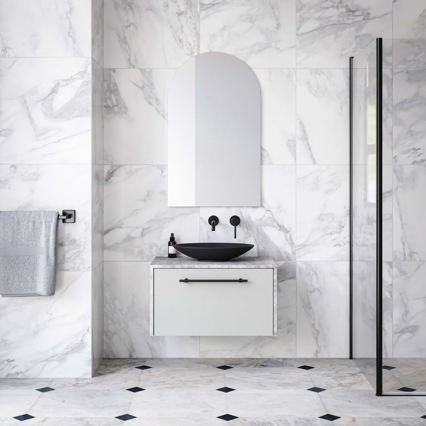 Ainsworth Wall Hung Vanity SilkSurface Top Vanity Timberline