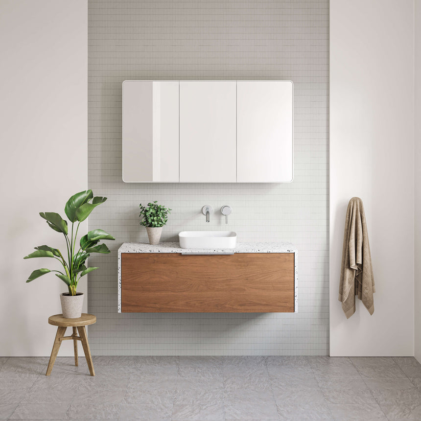 Ainsworth Wall Hung Vanity SilkSurface Top Vanity Timberline