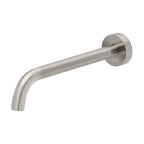 Phoenix Vivid Slimline Wall Basin Outlet 230mm Curved Brushed Nickel - Lead Free