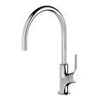 Phoenix Vivid Slimline Oval Sink Mixer 220mm Gooseneck Chrome - Lead Free