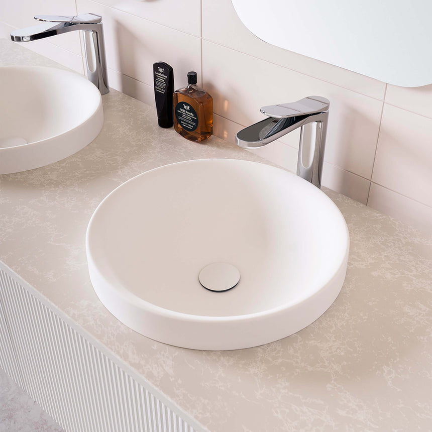 ADP Waverley Wall Hung Vanity Cherry Pie Premium Solid Surface Vanity ADP