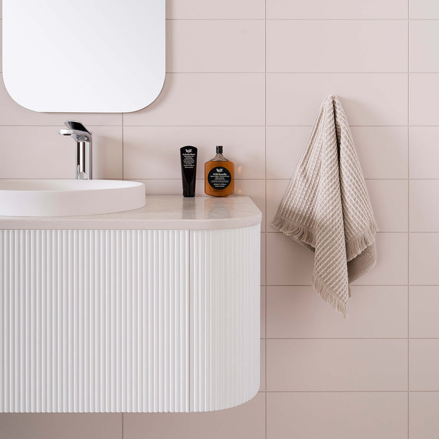 ADP Waverley Wall Hung Vanity Cherry Pie Premium Solid Surface Vanity ADP