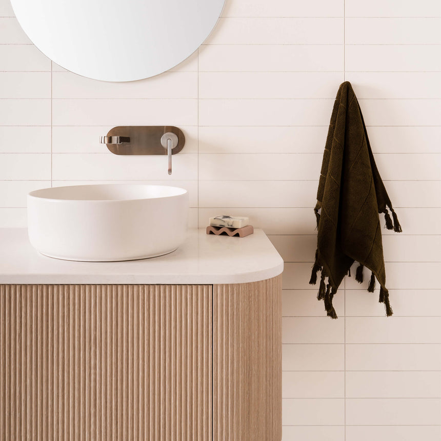 ADP Waverley Wall Hung Vanity Cherry Pie Premium Solid Surface Vanity ADP