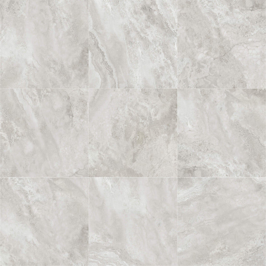 X12 1200x1200 Satin Grey Travertine Marble Look Tiles Tilemall
