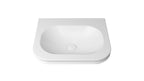 Havana English Edge 600x500x50 Matte White with Soft Square Basin Top