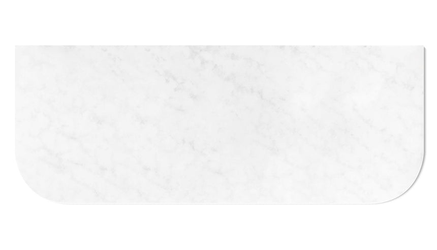 Otti Havana 1200x500x20 Solid Surface Cloudy Carrara Top No Hole