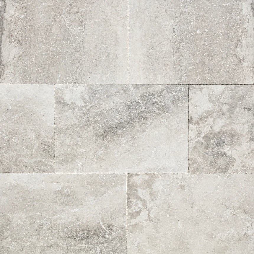 Atlantic Grey Marble natural stone surface and layout reference by Tilemall