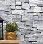 Viscon White Ledge Walling Panel 600x200x20~35mm