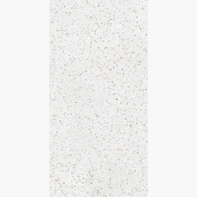 Color Terrazzo 1200x600 Satin White Sample Sample Dongpeng