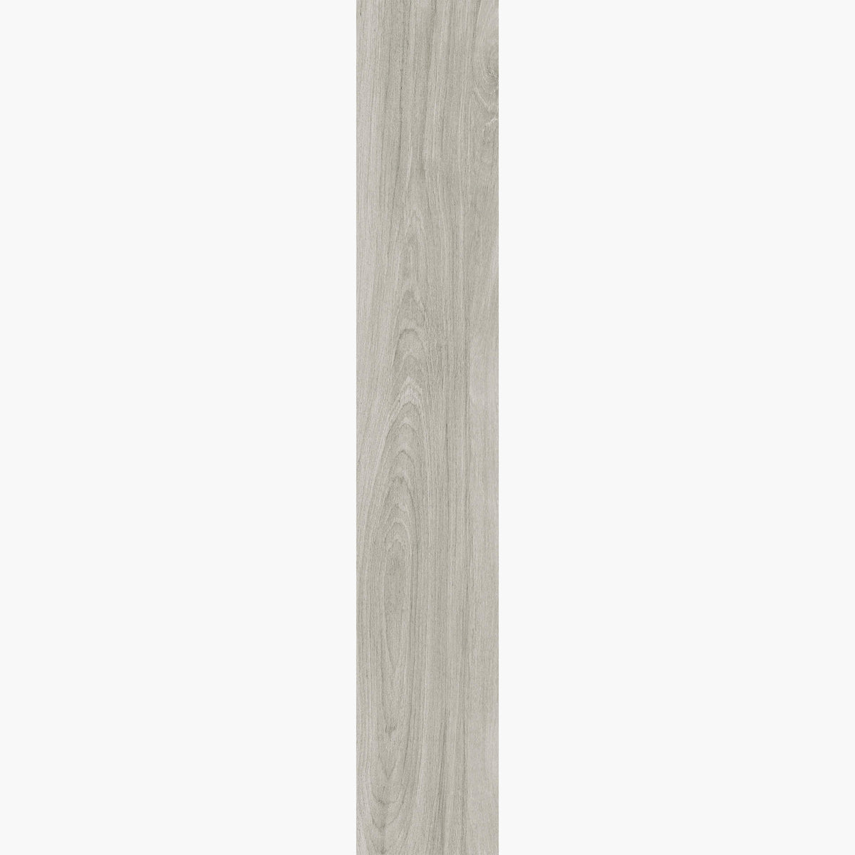 Sandal 200x1200mm matt light grey timber-look porcelain tile by Tilemall with wood grain texture
