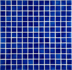Ezarri Niebla Mosaic Square 25x25mm Glass Gloss Blue 2512-C