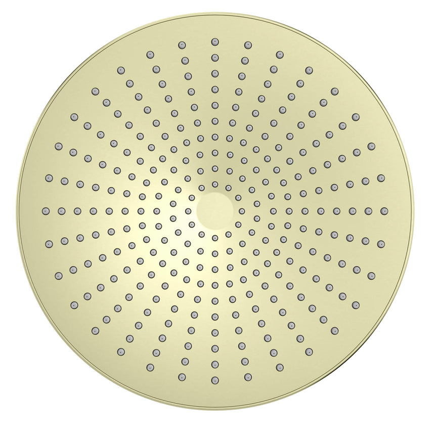 Nero Opal Shower Head Brushed Yellow Gold Shower Nero