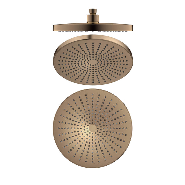 Nero Opal Shower Head Brushed Bronze Shower Nero