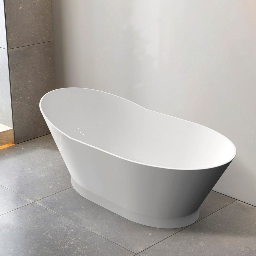 London Freestanding Bath 1700mm Gloss White Bath Otti Australia