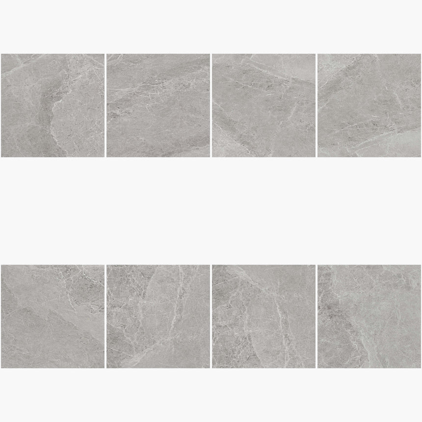 Advance 900x900 Matt Silver Marble Look Tiles Tilemall