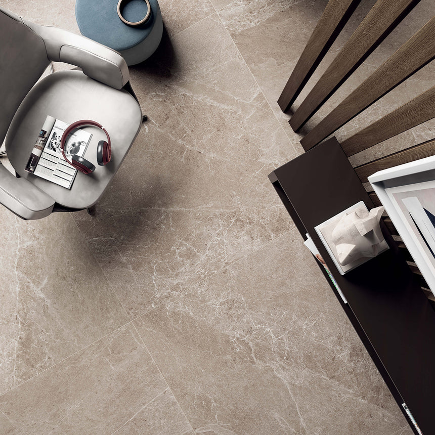 Advance 900x900 Matt Greige Marble Look Tiles Tilemall
