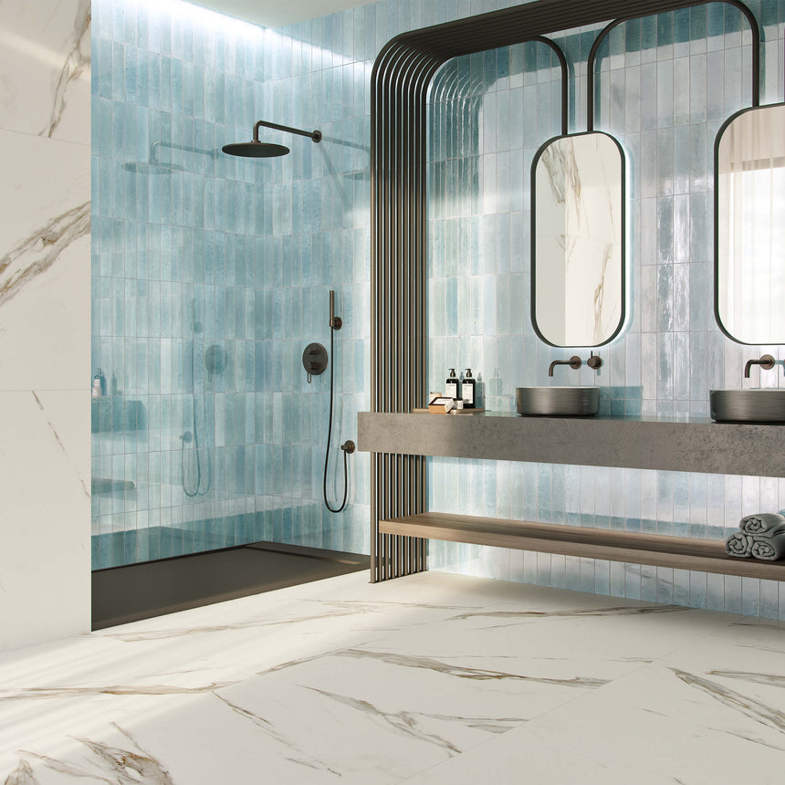 Agadir 70x280 Gloss Agua Subway Tilemall