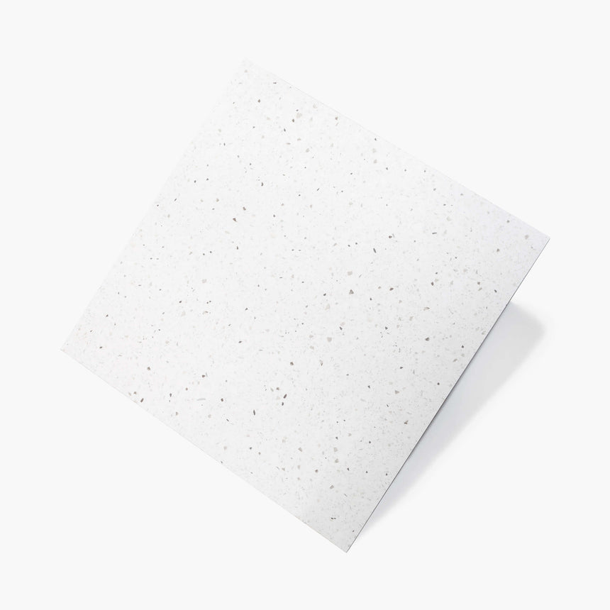 Alcor Terrazzo 600x600 Matt White Terrazzo Look Tiles Dongpeng