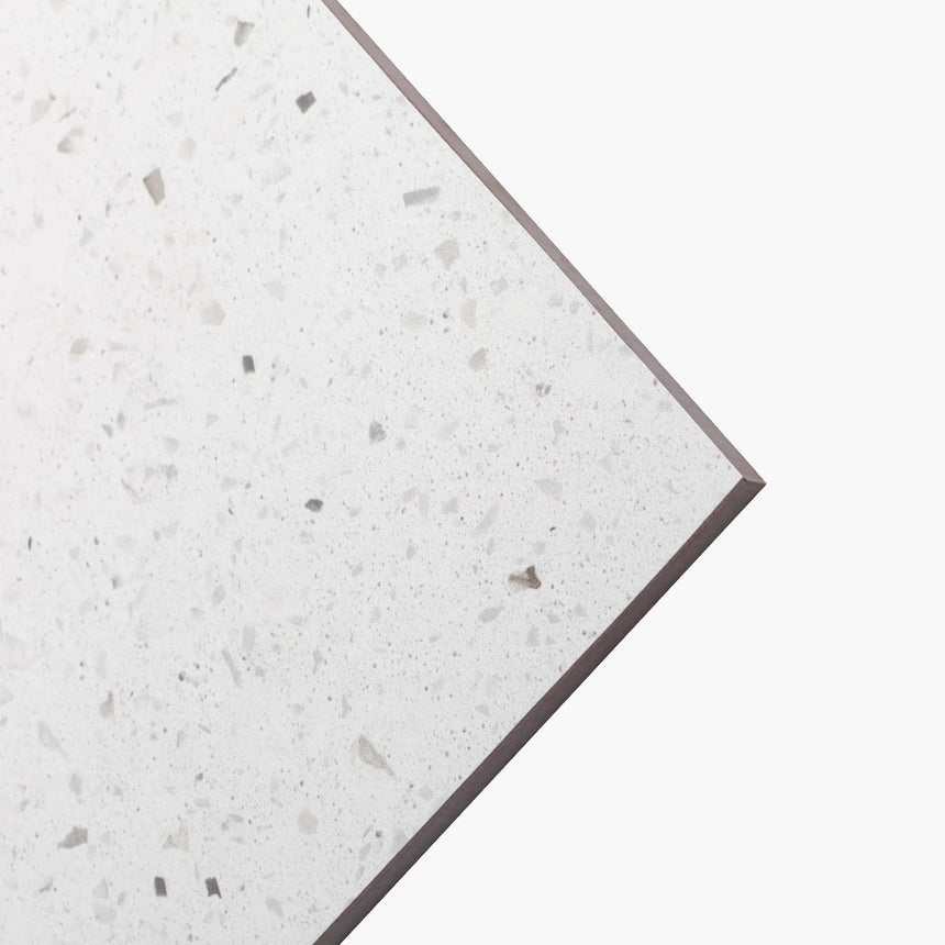 Alcor Terrazzo 600x600 Matt White Terrazzo Look Tiles Dongpeng
