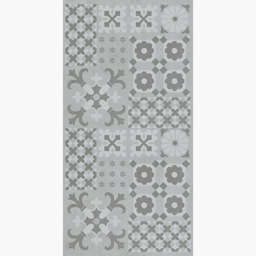 Arcadia Deco 1200x600 Satin Grey Concrete Look Tiles Dongpeng