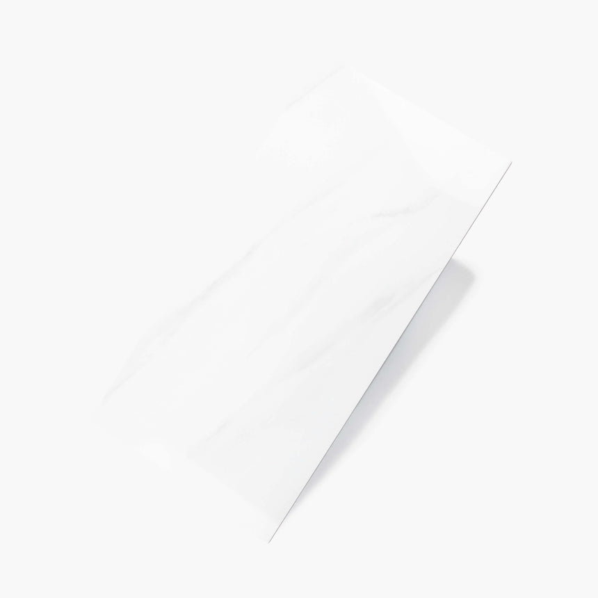 Atlantis 600x300 Gloss Carrara Ceramics White Tilemall