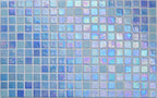 Ezarri Australian Designer Mosaic Square 25x25mm Glass Gloss Arctic Light