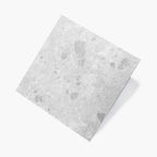 Big Terrazzo 600x600 Matt Light Grey Terrazzo Look Rectified