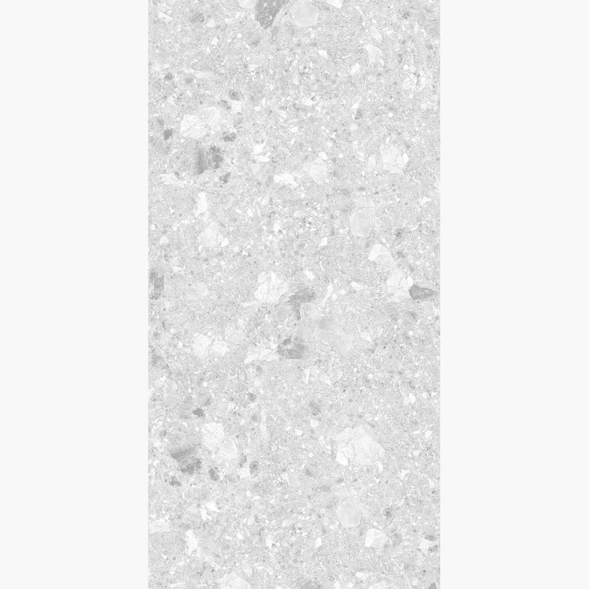 Big Terrazzo 1200x600 Matt Light Grey Terrazzo Look Tiles Tilemall