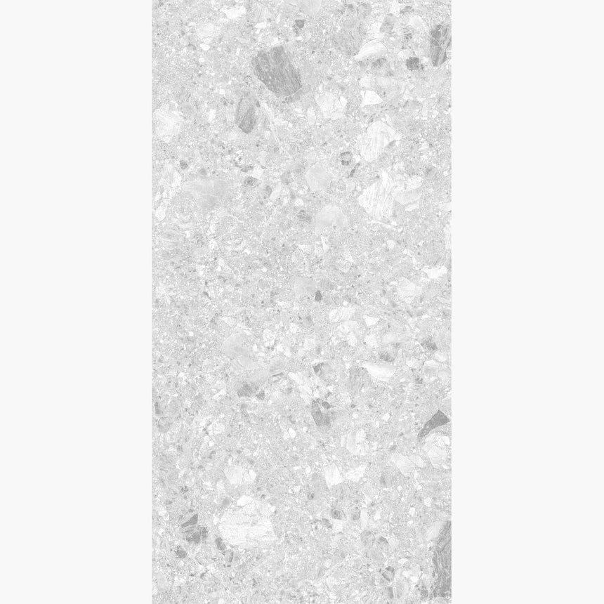 Big Terrazzo 1200x600 Matt Light Grey Terrazzo Look Tiles Tilemall