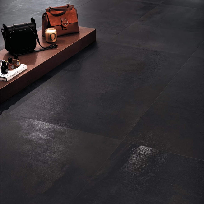 Italian Blaze 750x1500 Lappato Iron Concrete Look Tiles Tilemall