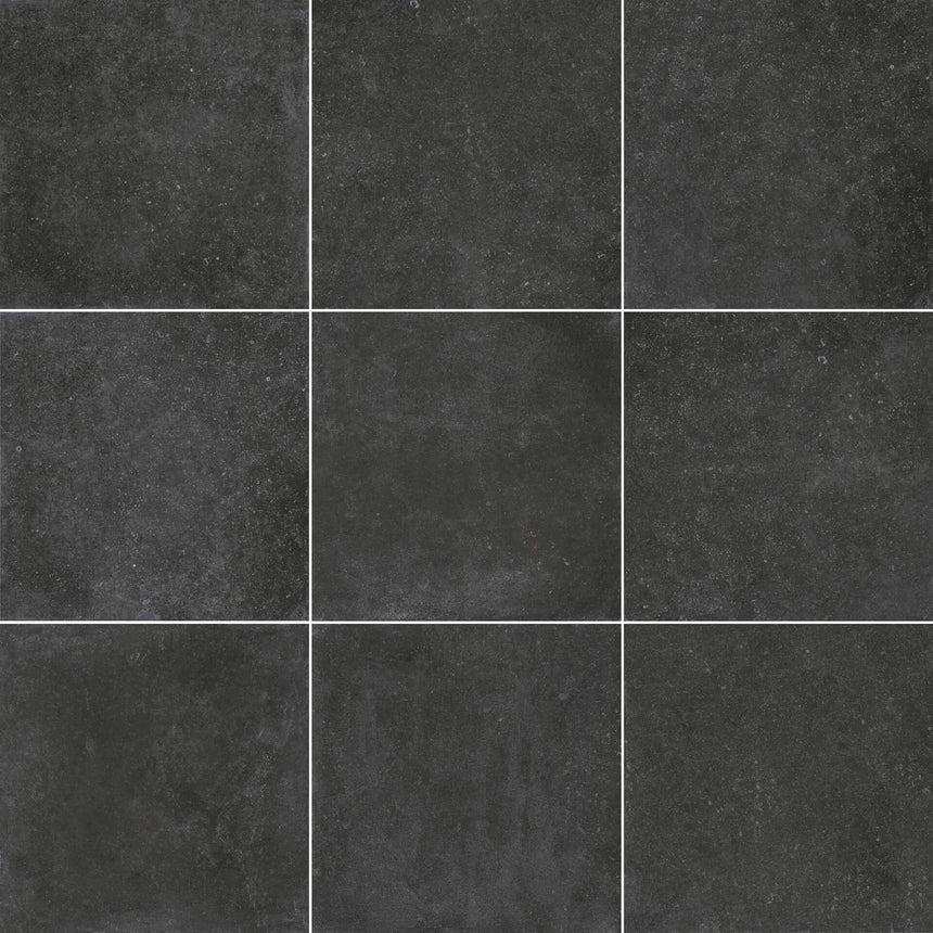 Paver Blue Stone20 600x600 Grip Black Stone Look Tiles Dongpeng