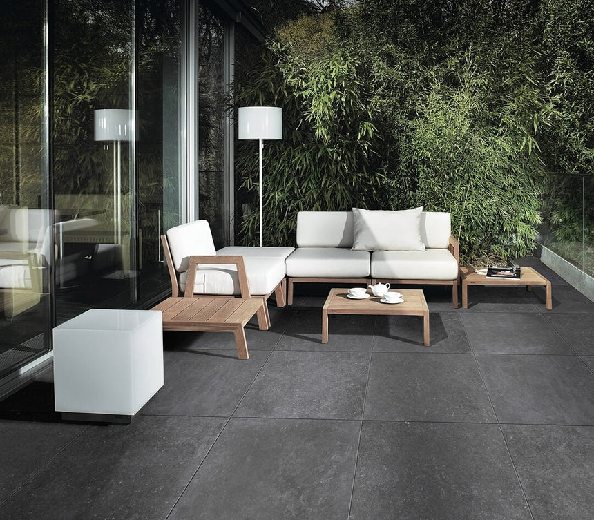 Paver Blue Stone20 600x600 Grip Black Stone Look Tiles Dongpeng