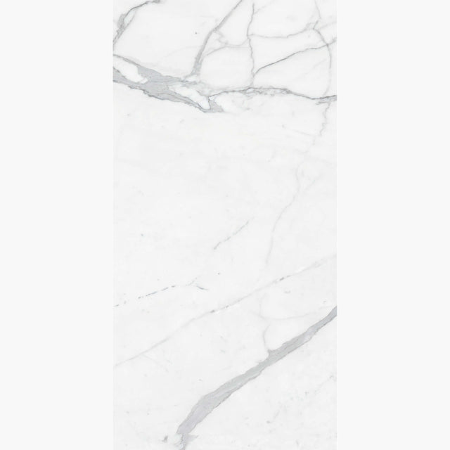 Calacatta Deluxe 1200x600 Honed White Marble Look Tiles Tilemall